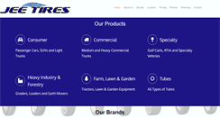 Desktop Screenshot of jeetires.com